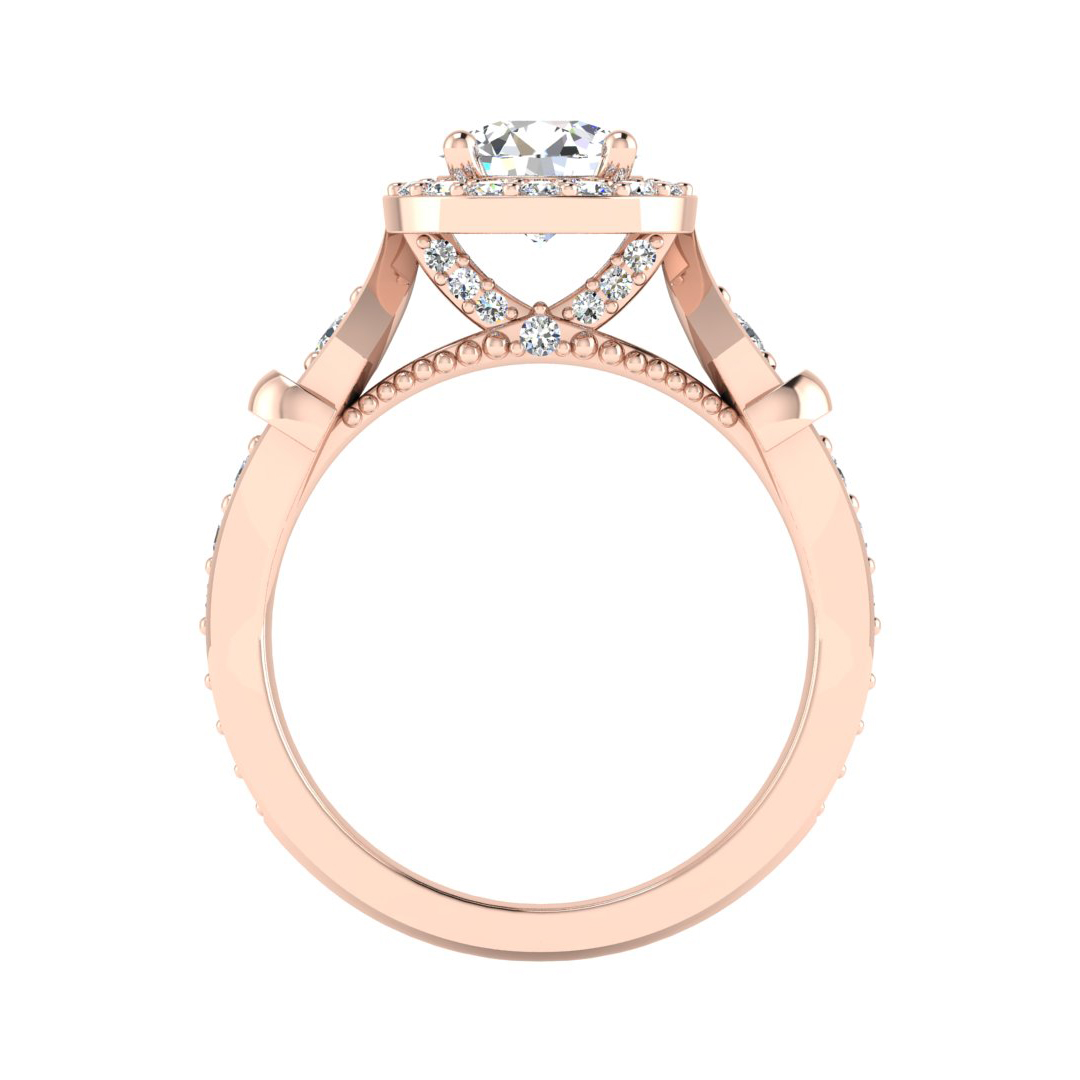 Brynn Halo Engagement Ring